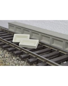 Juweela Bahnsteigkante 38cm ü SO - grau - 30x - 0 / 1:43,5 (JW24077)