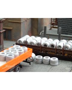 Juweela Draht-Coils Alu - 60x - H0 / 1:87 (JW28167)