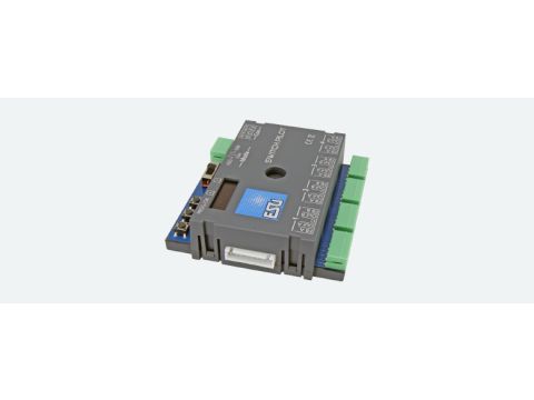 ESU SwitchPilot 3 - 4-fach Magnetartikeldecoder, DCC/MM, OLED, mit RC-Feedback, updatefähig (ESU51830)