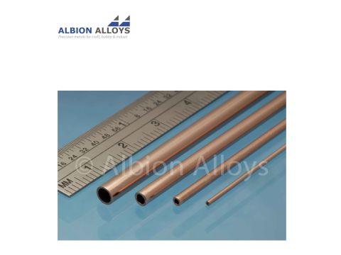 Albion Alloys Kupfer Rundrohr - 2 x 0.45 mm (CT2M)