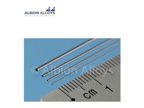 Albion Alloys Mikro Aluminium Rundrohr - 0.3 x 0.1 mm (MAT03)