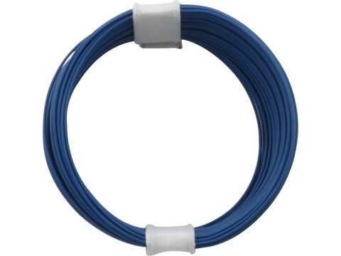 Donau Elektronik Kupferschalt Litze - 0.04mm² - blau - 10m (DO110-2)