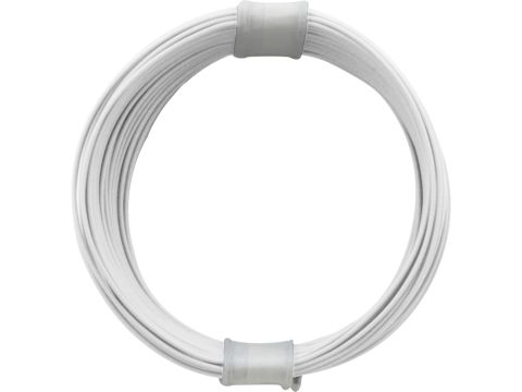 Donau Elektronik Kupferschalt Litze - 0.04mm² - weiss - 10m (DO110-5)