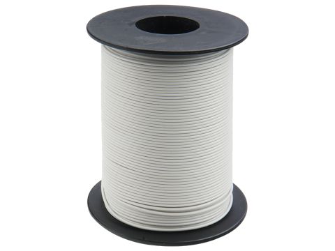 Donau Elektronik Kupferschalt Litze LiY - 0.14mm² - weiss - 100m (DO119-15)