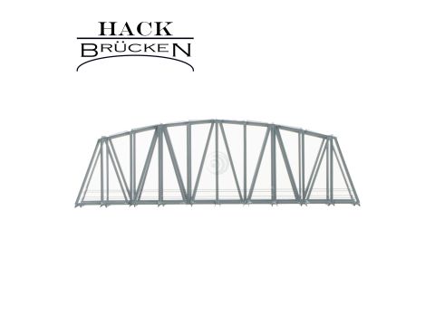 Hack Brücken Bogenbrücke - 1-gleisig B30 - Grau - 30cm - H0 / 1:87 (13150)