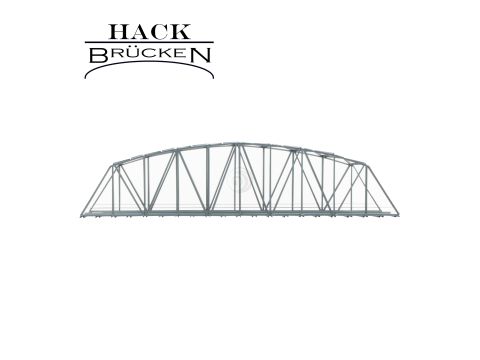 Hack Brücken Bogenbrücke - 2-gleisig B50-2 - Grau - 50cm - H0 / 1:87 (13500)
