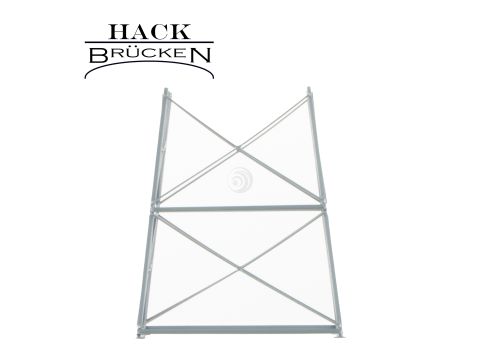 Hack Brücken Pfeiler für MS50-MS120 - 2-gleisig MP156 - Grau - 156mm - H0 / 1:87 (18100)