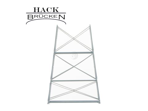 Hack Brücken Pfeiler für MS50-MS120 - 2-gleisig MP215 - Grau - 215mm - H0 / 1:87 (18150)