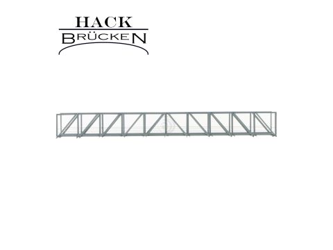 Hack Brücken Vorflutbrücke - 1-gleisig V38 - Grau - 38cm - H0 / 1:87 (10460)