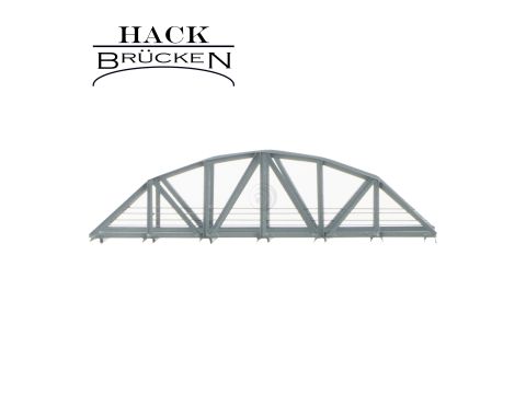 Hack Brücken Vorflutbrücke - 1-gleisig VB18 - Grau - 18cm - H0 / 1:87 (10350)