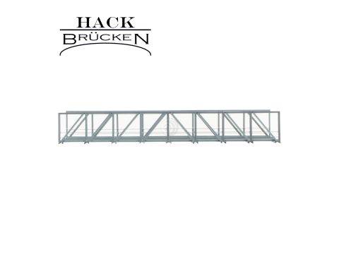 Hack Brücken Vorflutbrücke - 2-gleisig V30-2 - Grau - 30cm - H0 / 1:87 (10250)