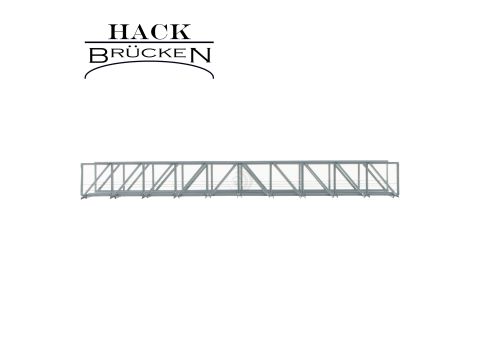 Hack Brücken Vorflutbrücke - 2-gleisig V38-2 - Grau - 38cm - H0 / 1:87 (10470)
