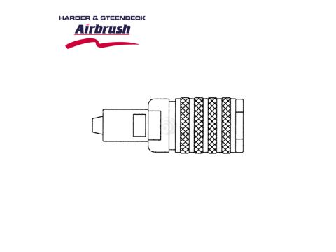 Harder & Steenbeck Schnellkupplung NW 7,2mm - Schraubtülle für Schlauch 6x13mm (102064)