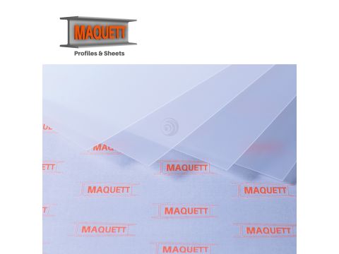 Maquett PVC-Blatt - Weiß - 194x320x0.28mm (609-01)