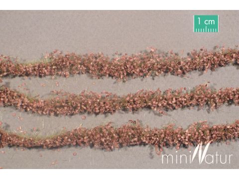 Mininatur Agrarstreifen mit blättern - Spätherbst - ca. 420cm - H0 / TT (766-24)