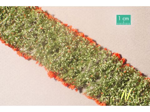 Mininatur Blumen - Rot - ca 7,5 x 4 cm (998-23MS)