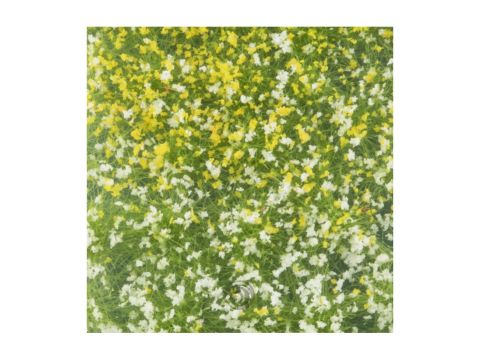Mininatur Blütenbüschel - Frühling - ca 7,5 x 4 cm - H0 / TT (726-21MS)