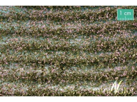 Mininatur Kartoffelfeld-Streifen violett blühend - Frühling - ca. 42cm - H0 / TT (766-26S)