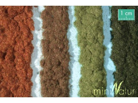 Mininatur Moos-Flock Set - 4 Farben - 60g - ALL (001-29)