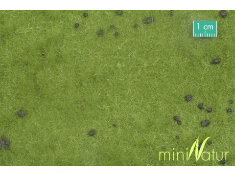 Mininatur Viehweide mit Maulwurfshügeln - Frühling - ca. 31,5x25cm - H0 / TT (714-21S)