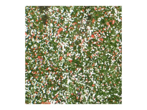 Mininatur Wiese mit Blüten - Sommer - ca. 31,5x25cm - H0 / TT (722-22S)