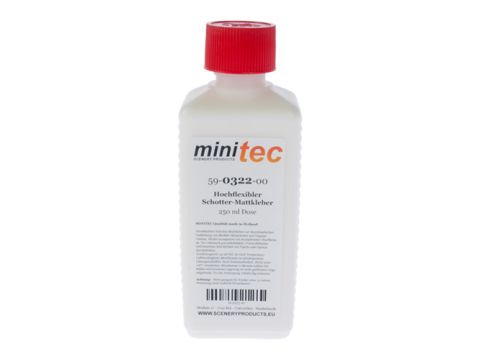 Minitec Hochflexibler Schotter-Mattkleber - 250 gr Flasche (59-0322-00)