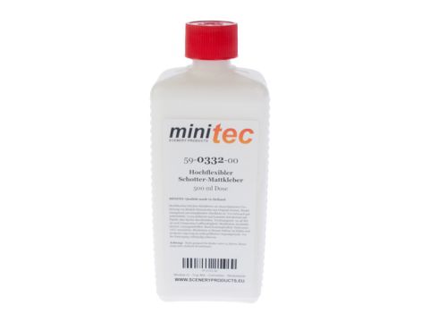 Minitec Hochflexibler Schotter-Mattkleber - 500 gr Flasche (59-0332-00)