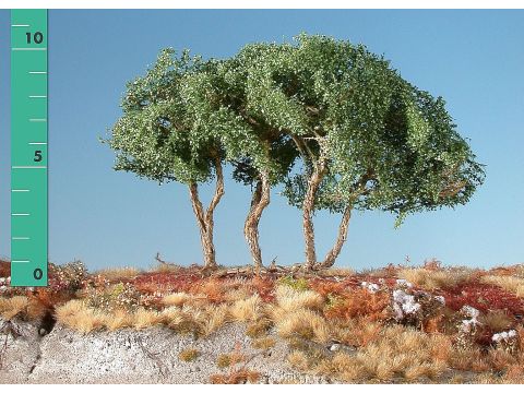 Silhouette Büsche hoch - Sommer - ca. 19cm - H0 / TT (350-22)