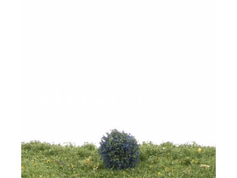 Silhouette Rhododendron - Blau - ca. 2cm - H0 / TT (253-18)