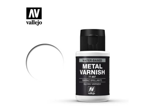 Vallejo Metal Color - Gloss Metal Varnish - 32 ml / 1.08 fl oz (77657)