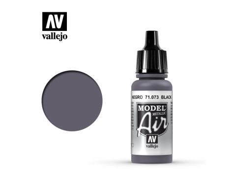 Vallejo Model Air - Black Metall - 17 ml (71.073)