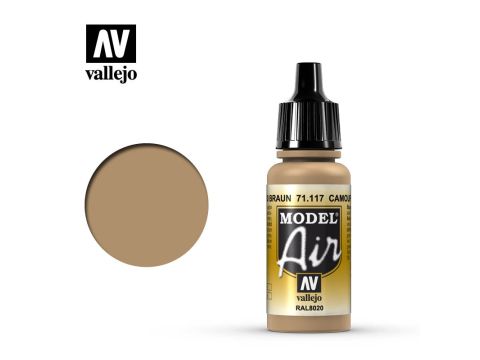 Vallejo Model Air - Camouflage Brown - 17 ml (71.117)