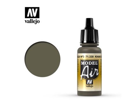 Vallejo Model Air - Khaki Green Num. 3 - 17 ml (71.330)