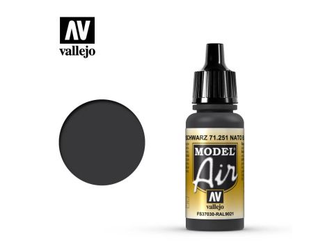 Vallejo Model Air - Nato Black - 17 ml (251)