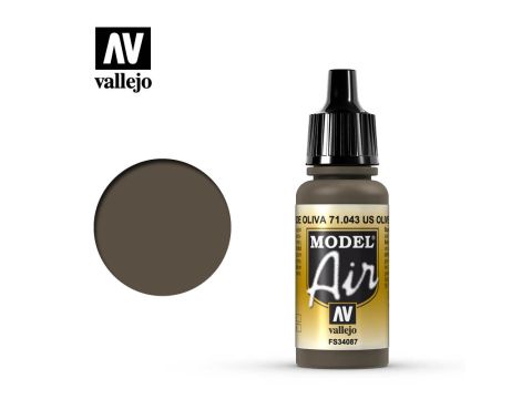Vallejo Model Air - Olive Drab - 17 ml (71.043)