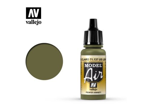 Vallejo Model Air - US Light Green - 17 ml (71.137)