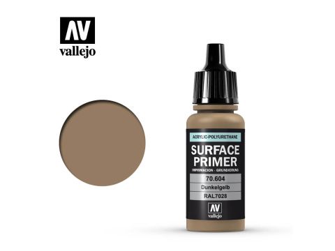 Vallejo Surface Primer - German Dark Yellow - 17 ml (70.604)
