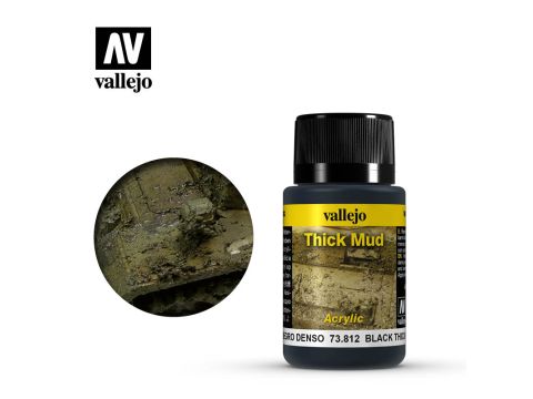 Vallejo Weathering Effects - Black Thick Mud - 40 ml (73.812)