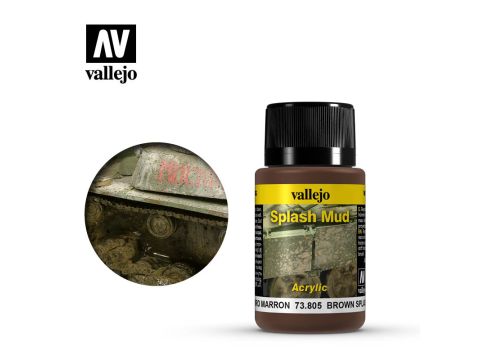 Vallejo Weathering Effects - Brown Splash Mud - 40 ml (73.805)