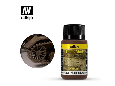 Vallejo Weathering Effects - Brown Thick Mud - 40 ml (73.811)
