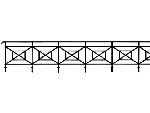 Weinert Modellbau Gitter f.Brücken 84 cm 1St - H0 / 1:87 (3360)