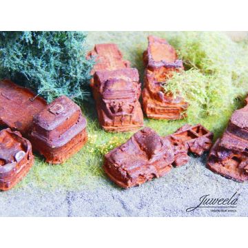 Juweela Schrott-LKW (DDR) - rostig - 8x - TT / 1:120 (JW21271)