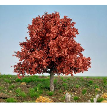 Silhouette Ahorn - Spätherbst -  - Rot - CA. 8cm - Z / N / TT / H0 (230-65)