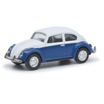 Schuco VW Kever, blauw/wit -  - H0 / 1:87 (S26706)