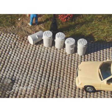 Juweela ABFALLTONNEN "ASCHEKÜBEL" -  - H0 / 1:87 (JW28373)