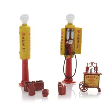 Artitec Satz historischer Zapfsäulen Shell - H0 / 1:87 (AR387.543)