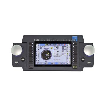 ESU ECoS 2.5 Zentrale - 6A, 7" TFT Display, Kapazitiver Touch, MM/DCC/SX/M4, Netzteil 90-240V Euro, Ausgang 15V-21V 150W, DE Handbuch - ALL (ESU50220)