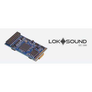 ESU LokSound 5 - DCC/MM/SX/M4 "Leerdecoder", 21MTC "MKL", Retail, mit Lautsprecher 11x15mm (ESU58449)