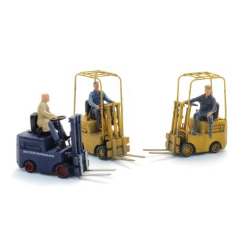 Artitec Gabelstaplerfahrer 1950-80 -  Fertigmodell aus Resin, lackiert - H0 / 1:87 (AR5870032)