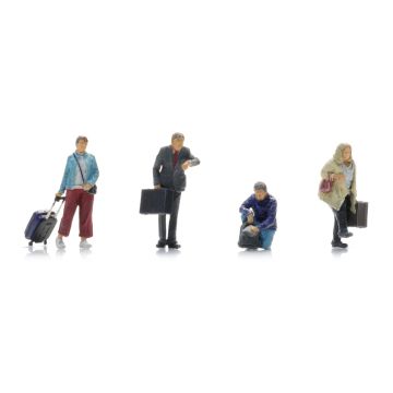 Artitec Reisende am Bahnsteig (4x) - H0 / 1:87 (AR5870114)